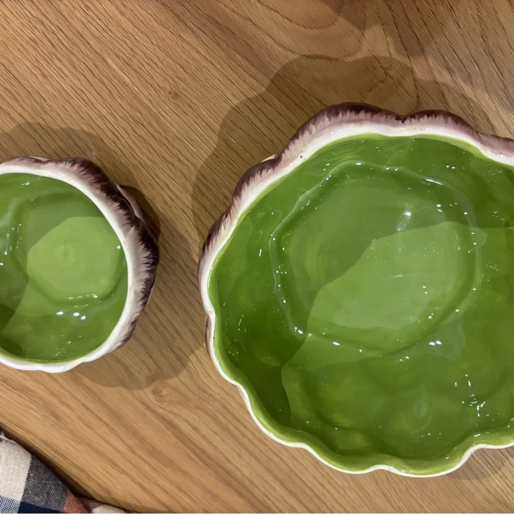 Pier 1 Imports Artichoke Ceramic Set